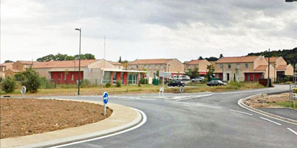 vue générale des logements des gendarmes à MOntélimar architecte montelimar